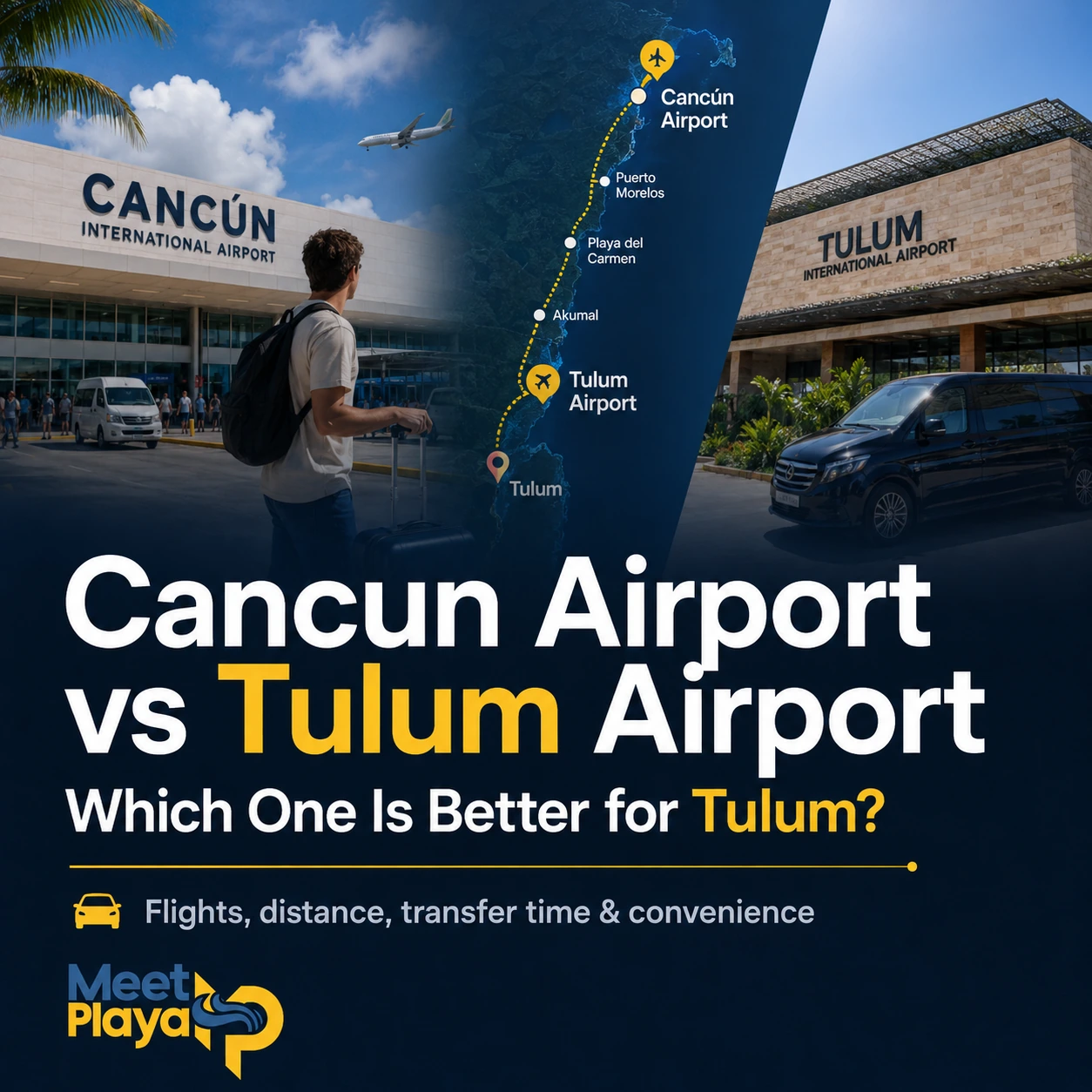 Cancun Airport vs Tulum Airport: Which One Is Better for Tulum?