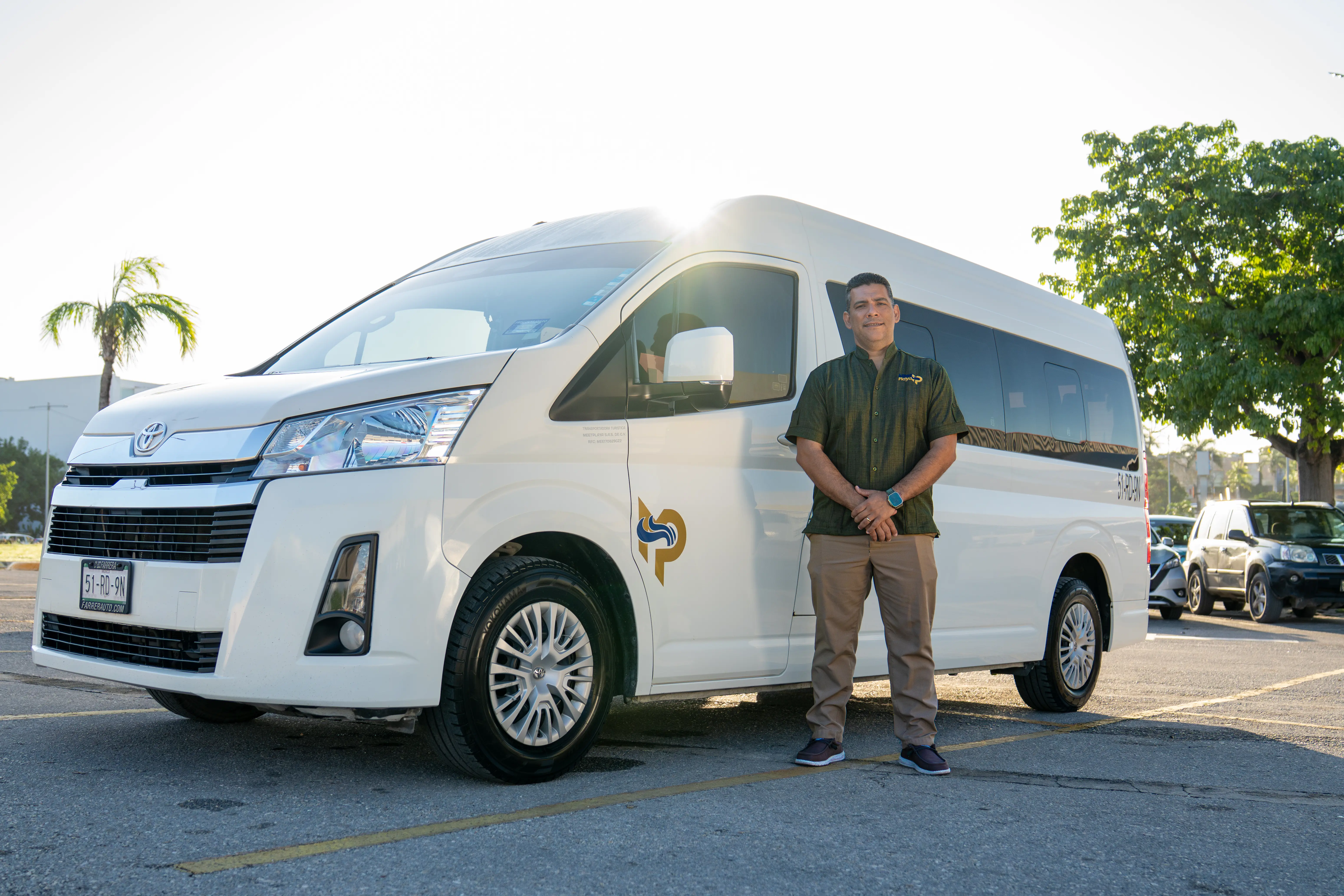 MeetPlaya premium private transportation vehicle in Riviera Maya.